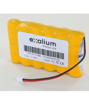 Batterie 7.2V 1.7Ah Ni-MH pour Ingenico Elite 730, Elite 770 (320723) Batterie 7.2V 1.7Ah Ni-MH pour Ingenico Elite 730, Elite 770 (320723)