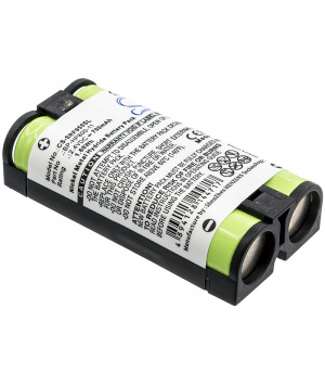Batterie 2.4V 0.7Ah NiMh BP-HP800 pour Casque Sony WH-RF400