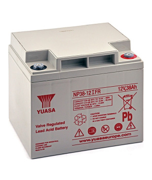 Batterie Plomb 12V 38Ah Yuasa (197X165X170) (NP38-12IFR) 