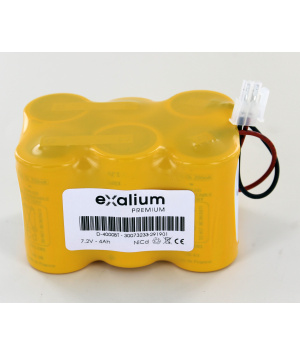 7.2V 4Ah NiCd Battery for Lighthouse Block 130007 URA