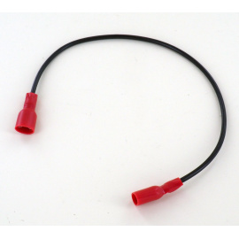 Cable de liaison pour batterie plomb diam 2.5 mm cosses faston 6