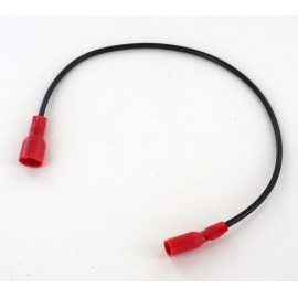 Connection cable for battery lead diameter 2.5 mm faston lugs 6