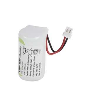 Batterie 1.2V 2Ah NiMh pour BAES ambiance URAPROOF 117429