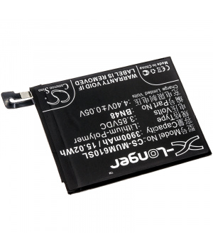 Batería 3.85V 3.9Ah LiPo BN48 para XIAOMI Redmi Note 6 Pro