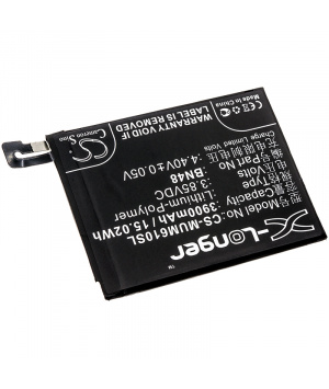Batterie 3.85V 3.9Ah LiPo pour Xiaomi Redmi Note 6 (BN48)