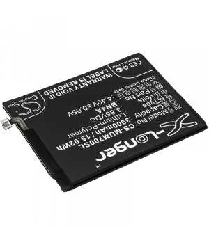 Batterie 3.85V 3.9Ah LiPo BN4A für XIAOMI Redmi Note 7