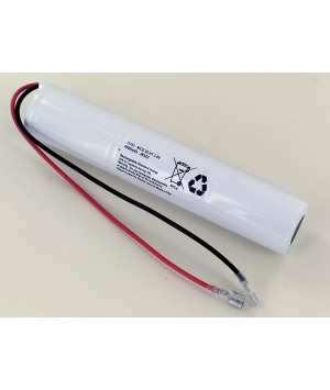 Batterie 3.6V 4.5Ah NiCd 3 VTD 70 Baton fils faston