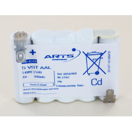 Arts Saft 6V 800mAh batería 5 805696 AAL VST