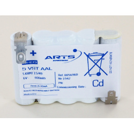 Arts Saft 6V 800mAh battery 5 VST AAL 805696