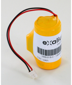 Battery 3.6V 6Ah Lithium Bat-C for wireless amputee transmitter