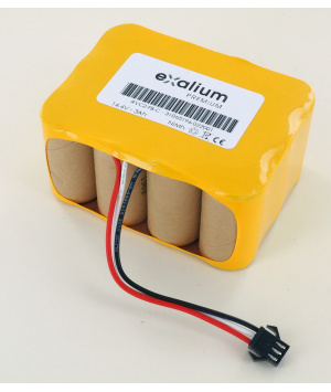 Batterie 14.4V 3Ah NiMh pour Robot aspirateur Quigg RVC2-FB