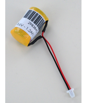 Pile 3.6V 1/2AA Lithium ER14250M pour serrure DOM Protector (298384)