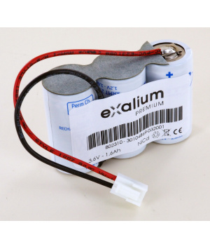 Batterie Saft 3.6V 1.6Ah 3 VNT CS 1600 CC URA (802310)