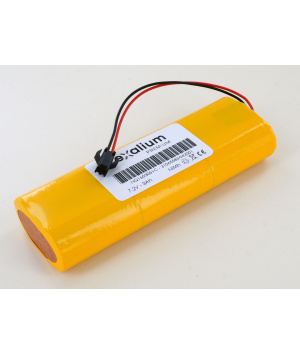 7.2V 3Ah NiMh battery for FOG GTR628RW parallelbench