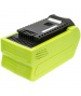 Batterie 40V 5Ah Li-ion pour GreenWorks 20292