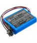 Batterie 11.1V 2.6Ah Li-Ion GS-1907 pour pointeuse Kronos InTouch 9000