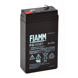 Batterie Plomb Fiamm 6V 3.8Ah FG10381