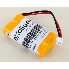 Batterie 2.4V 800mAh NiCd 2VSTAAL pour baes AEES ASTUS LED