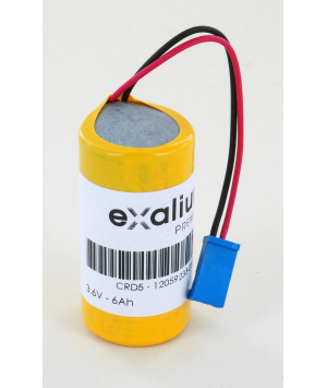 Pile 3.6V 6Ah Lithium pour Alarme N1 TYCO CSR 9000,