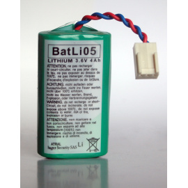 Batteria originale Batli05 3.6V 4Ah Lithium per allarme