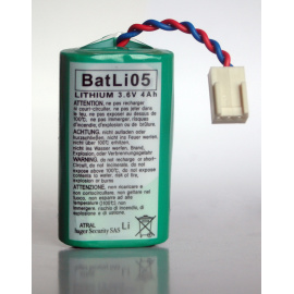 Original Batli05 Batterie 3.6V 4Ah Lithium für Alarm