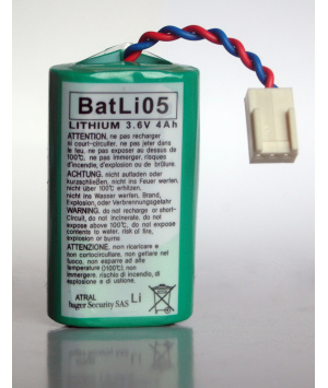 Original Batli05 Battery 3.6V 4Ah Lithium for Alarm