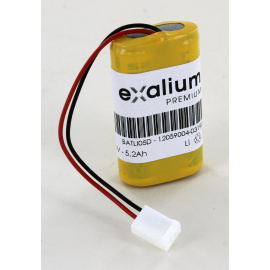 Pile lithium 3,6V 5,2Ah pour Daitem Daitem (BATLI05)