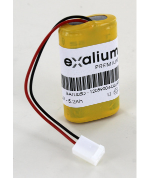 Batería compatible Batli05 3.6V litio para alarma 4 Ah