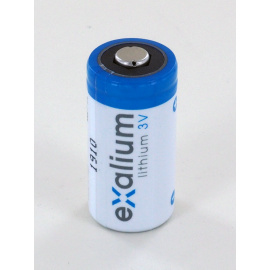 Lithium battery 3V 1.5Ah CR123A EXALIUM