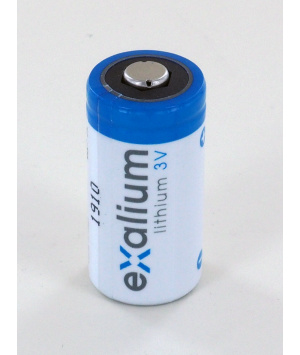 Batería de litio 3V 1.5Ah CR123A EXALIUM