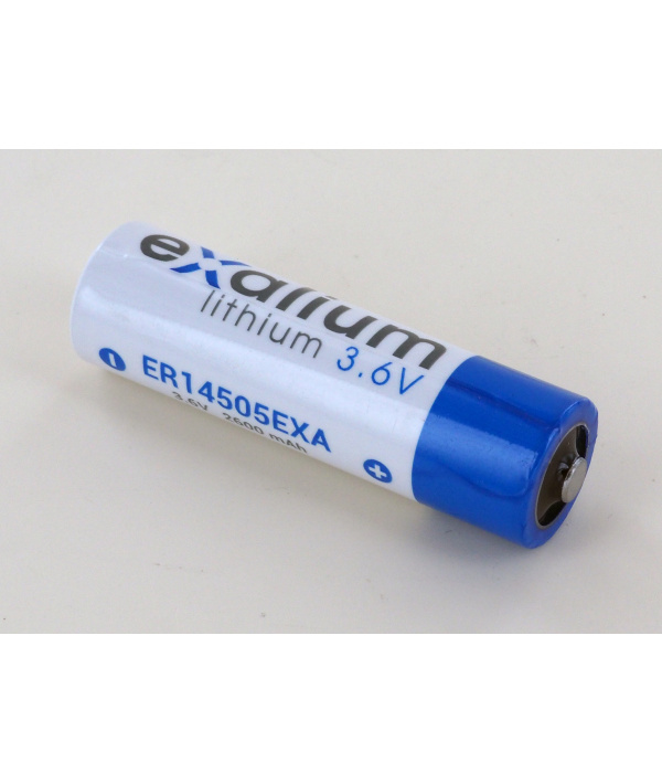 Pile Lithium AA 3.6V ER14505 EXALIUM sur Batteries4pro