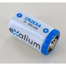 Lithium battery 3V 0.85Ah CR15270, KCR2, CR17355 Exalium CR2EXA