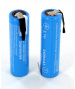 Set of 2 batteries Li-ion 3.7V 3.4Ah NCR18650 with lugs to be welded