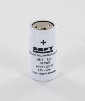 Accu Arts 1.2V 1.6Ah VHTCs NiCd HRMT 23/43 with opposing welding pods
