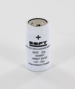 Accu Arts 1.2V 2Ah VHTCs NiCd HRMT 23/43 with opposing welding pods