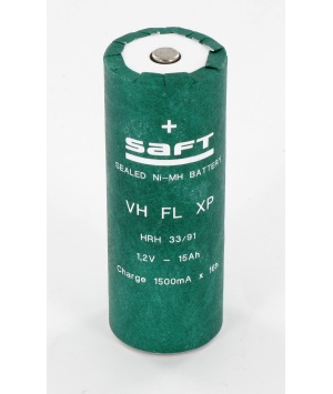 Elemento Saft NiMh VH FL XP 1.2V 15H HRH 33/91 791653 - baccelli di saldatura dello stesso senso