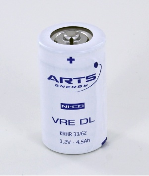 Batterie Saft 1.2V 4.5Ah VRE DL NiCd 791285