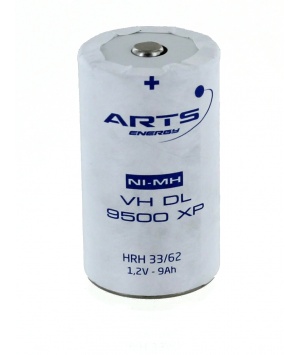 Element Arts Saft Nimh VHDL 9500 1.2V 9Ah + cosses à souder