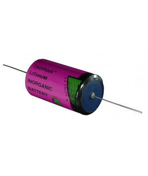 Lithium Tadiran Battery 3.6V 19Ah SL2780 - Wire