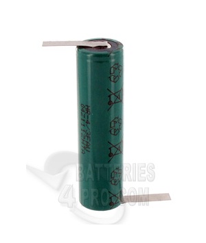 Accu 1.2V 4500mAh NiMh HR-4/3FAU - vainas de soldadura opuestas