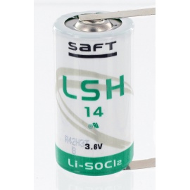 Lithium Saft 3.6V 5.8Ah LSH14 C-size C-shreds