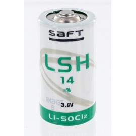 Lithium Battery Saft 3.6V 5.8Ah Formato C - fili