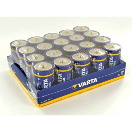 20 Baterías Alcalinas Industriales VARTA - LR20 D
