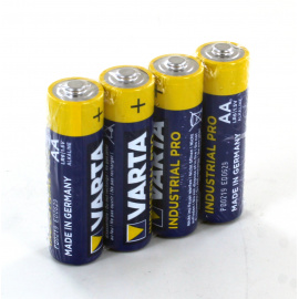Shrink 4 piles Alcalines LR06 Industrial - Varta -