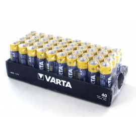 40 batterie Alcaline LR06 Industrial Pro Varta