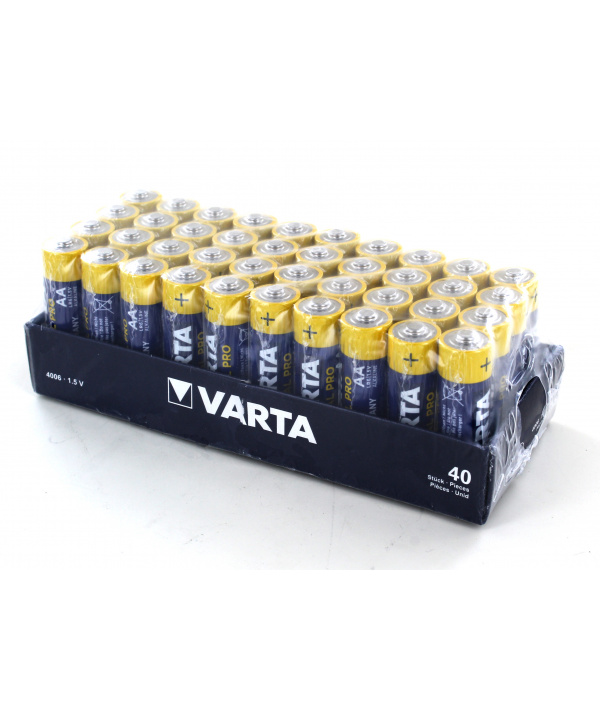 Piles AA LR06 par 40 Varta Industrial