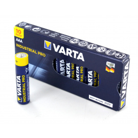 10 Alcaline Industrial Pro Varta Batteries - AAA LR03