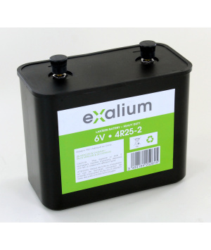 Pile saline 6V 4R25-2 PORTO Plastique Exalium Pile saline 6V 4R25-2 PORTO Plastique Exalium