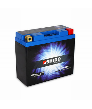 Batterie moto LiFePO4 12.8V 4Ah 240A Shido LTX14L-BS