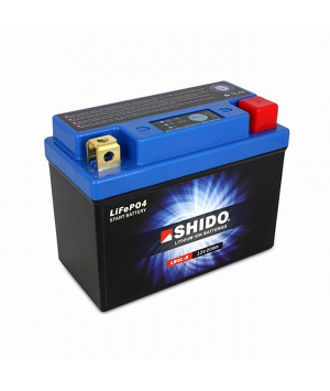 Batterie moto LiFePO4 12.8V 1.6Ah 95A Shido LB5L-B
